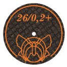 Dental Ventures-Butterfly-Discs-Orange-26Mm-X-0.25-Pkg(10)