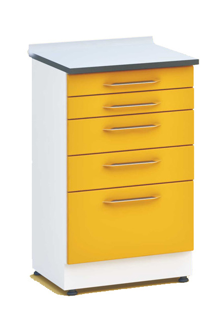 ERMetal-Clinical-Cabinet-W/-2-Sm,-2-Md---1-Lg-Drawer-(Compact-Top)