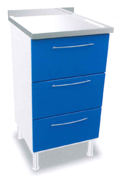 ERMetal-Plaster-Bench-W/-3-Plaster-Drawers-W/-S/S-Top-(50-Cm)