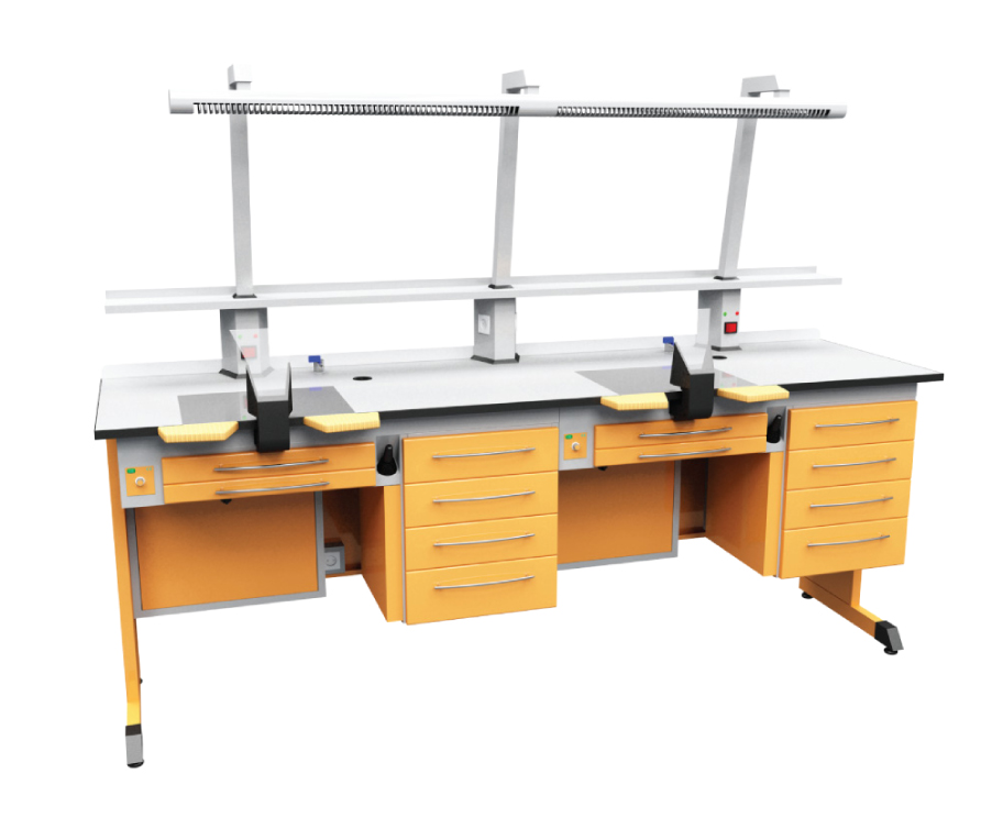 ERMetal-Workbench-Double-W/Vacuum,-Double-Drawers---Compact-Top