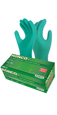 Ronco-Ronco-Ne5-Green-Nitrile-Glove-P/F-Med