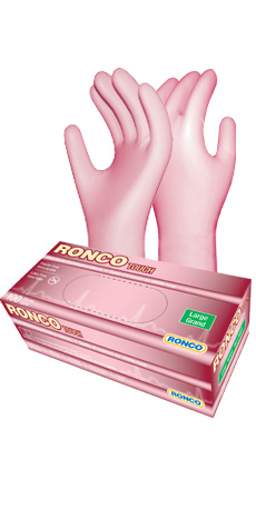 Ronco-Ronco-Touch-Pink-Nitrile-P/F-Gloves-X-Small